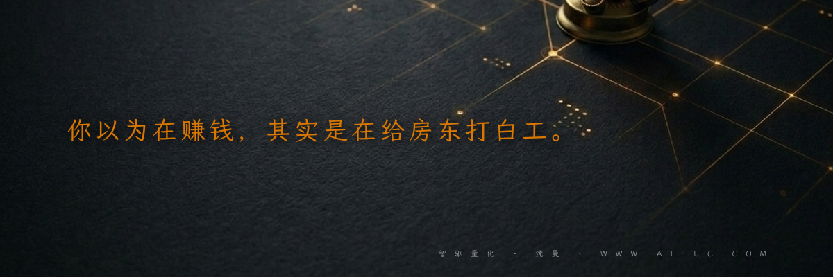 你以为在赚钱,其实是在给房东打白工。